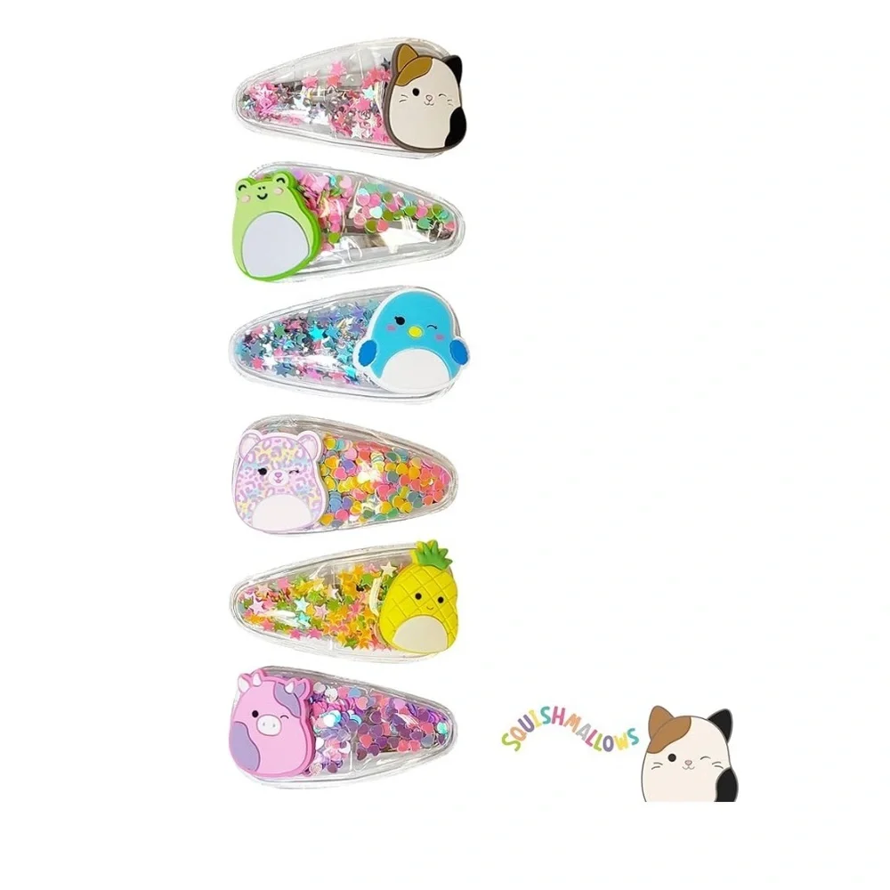 Squishmallows Confetti Hair Clips - Multicolor